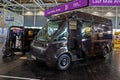 Arrival EV van in UPS colors presented at the Hannover IAA Transportation Motor Show. Germany - September 20, 2022 Royalty Free Stock Photo
