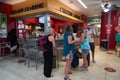 Arrival hall at the Cyril E. King Airport located at Charlotte Amalie on the island of St. Thomas in the U.S Virgin Islands