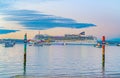 Arrival of large cruise ship Norwegian Jewel in Tauranga harbour