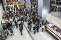 arrival of passengers in the lobby of Cumbica Airport