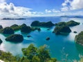 Panoramatic view Pianemo Raja Ampat