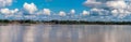 Amazon river, clouds and sky