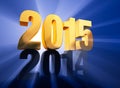 2015 Arrives Royalty Free Stock Photo