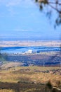 Arrocampo Reservoir and Central nuclear de Almaraz, Spain Royalty Free Stock Photo