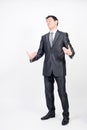 Arrogant man in suit Royalty Free Stock Photo