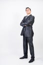 Arrogant man in suit Royalty Free Stock Photo