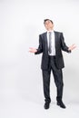 Arrogant man in suit Royalty Free Stock Photo