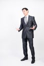 Arrogant man in suit Royalty Free Stock Photo
