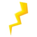 Arrow bolt icon cartoon vector. Storm speed power Royalty Free Stock Photo