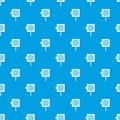 Arrow in the center of target pattern seamless blue Royalty Free Stock Photo