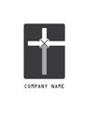 Arrow Cross Logo Royalty Free Stock Photo