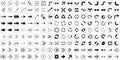 arrow and cursor icons Royalty Free Stock Photo