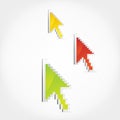 Arrow Cursors Royalty Free Stock Photo