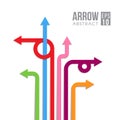 Arrow direct signs abstract vector eps design Royalty Free Stock Photo