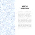Arrow Direction Line Pattern Concept