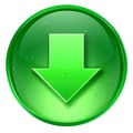 Arrow down icon Royalty Free Stock Photo