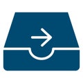 Arrow, email Isolated Vector icon which can easily modify or edit