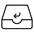 Arrow, email Isolated Vector icon which can easily modify or edit