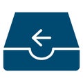 Arrow, email Isolated Vector icon which can easily modify or edit