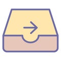 Arrow, email Isolated Vector icon which can easily modify or edit