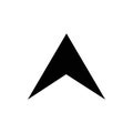 Arrow gps icon. Map pin vector icon. Web design icon. location symbol. Navigation illustration. Vector EPS 10