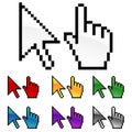 Arrow And Hand Cursors