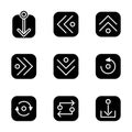 Arrow icon set 1 include arrow,interface,esential,web