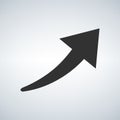 Arrow indicates the direction. icon. vector design