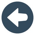 Arrow Isolated Vector icon which can easily modify or edit Royalty Free Stock Photo