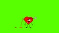 Arrow killing heart