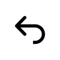 arrow, left, navigation icon. Element of direction icon. Signs and symbols collection icon for websites, web design, mobile app