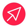 Arrow Line Style vector icon which can easily modify or edit Royalty Free Stock Photo