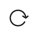 Arrow Loading icon. Perfect for icon, loading screen, resource, etc