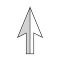 Arrow mouse pointer icon Royalty Free Stock Photo