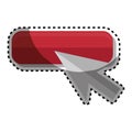 Arrow mouse pointer icon Royalty Free Stock Photo