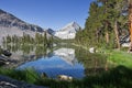 Arrow Peak Reflected In Bench Lake Royalty Free Stock Photo