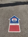 Voting Sign, Follow The Arrow, Queens, NY, USA