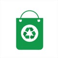 Arrow Recycling vector icon isolated flat, triangular recycling symbol, Recycle Sign Icon modern