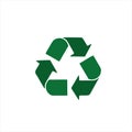 Arrow Recycling vector icon isolated flat, triangular recycling symbol, Recycle Sign Icon modern