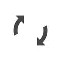 Arrow reload icon, Arrow logo