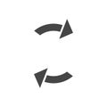 Arrow reload icon, Arrow logo