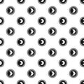 Arrow right button pattern, simple style Royalty Free Stock Photo