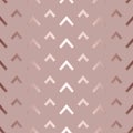 Arrow seamless pattern. Fence chevrons. Embroidery brackets background. Abstract geometric marble texture. Repeating contemporary Royalty Free Stock Photo