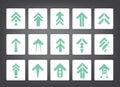 Arrow Sign Flat vector Icons Royalty Free Stock Photo