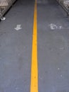 Arrow signs as road markings Royalty Free Stock Photo