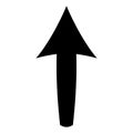 Arrow straight symbol icon