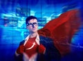 Arrow Strong Superhero Success Professional Empowerment Stock Co Royalty Free Stock Photo