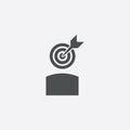 arrow target head icon