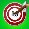 Arrow target Royalty Free Stock Photo