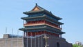 Arrow tower from ancient time on Tiananmen Square in Beijing, China Royalty Free Stock Photo